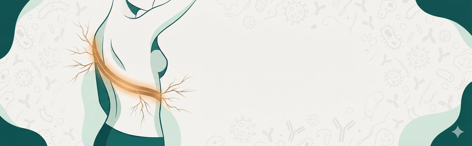 Ilustração de nervos e pele representando o herpes-zóster Ilustração de nervos e pele representando o herpes-zóster