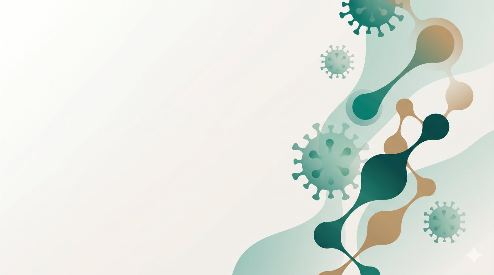 Ilustração representando o vírus HPV e verrugas genitais