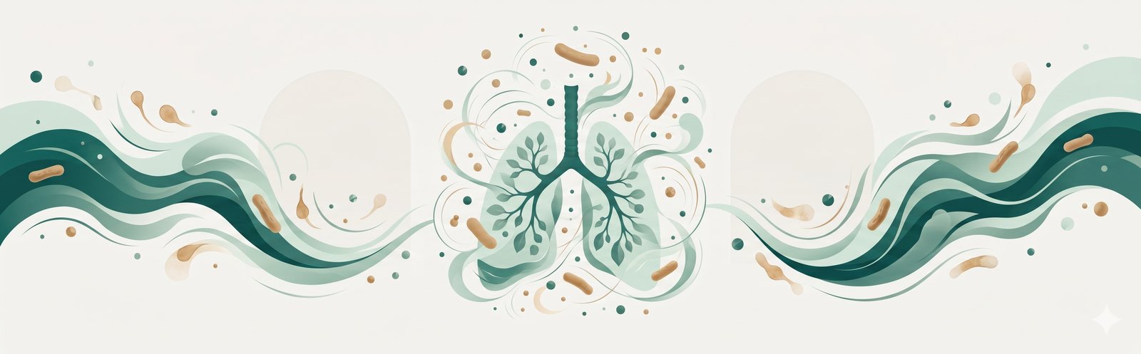 Ilustração de pulmões com bacilos de tuberculose